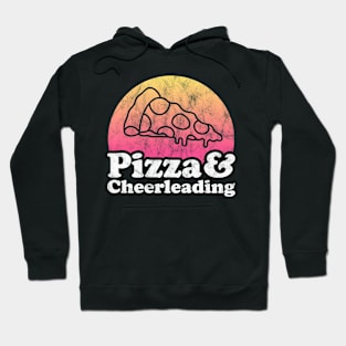 Pizza Lover Pizza and Cheerleading Hoodie